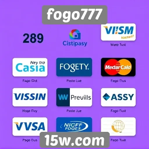 Métodos de pagamento aceitos no fogo777